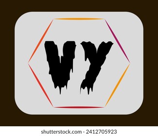 NEW BEST VY creative initial latter logo.VY abstract.VY latter vector Design.VY Monogram logo design.