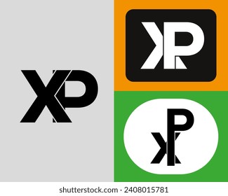 NEW BEST XP creative initial latter logo design with modern business vector template creative isolated monogram logo design IN 2024