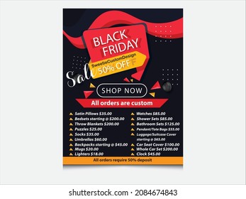 Nuevo Volante de Black Friday de arte atelier