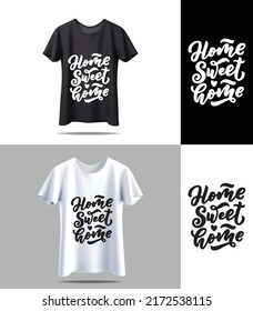 New Black and white T-shirt vector with mockup typography quotes. Vintage typography print vector design. t-shirt design vector