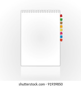  New blank page on abstract backgrounds.