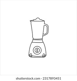 new Blender, juicer line icon. linear style sign for mobile concept and web design. Electric mixer outline vector icon. Symbol, for eps 10 