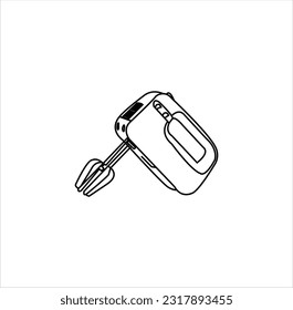 new Blender, juicer line icon. linear style sign for mobile concept and web design. Electric mixer outline vector icon. Symbol, for eps 10 