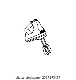 new Blender, juicer line icon. linear style sign for mobile concept and web design. Electric mixer outline vector icon. Symbol, for eps 10 