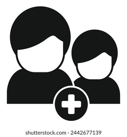 New blogger group icon simple vector. Online community. Change avatars