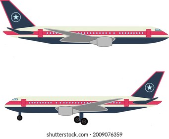 New Boeing Airplane vector design