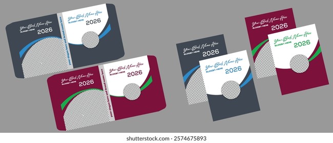 new book cover design vector