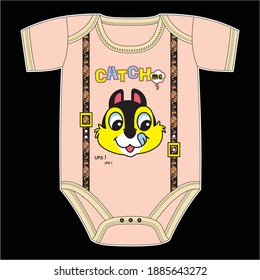 New Born Baby Bunny Design Vector