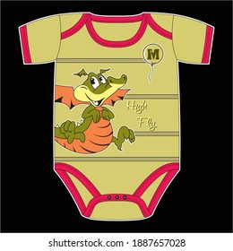 New Born Dragon Design Vecotr