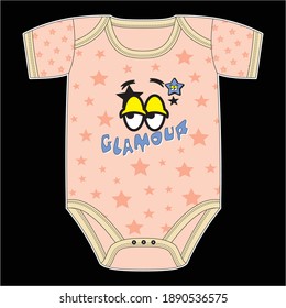 New Born Glamour Design Vector