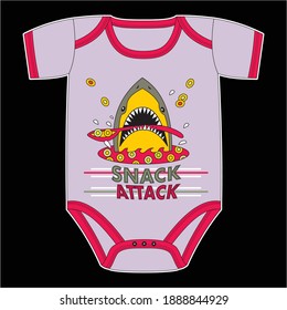 New Born Shark Design Vector 