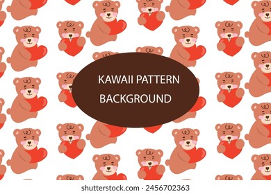 new born templates bear pattern background