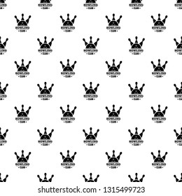 New bowling club pattern seamless vector repeat geometric for any web design