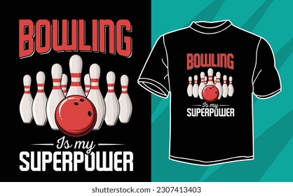 neues Shirt-Design für Bowlingliebhaber