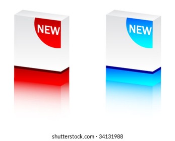 new box vector illustration