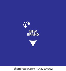 new brand - map pin icon. label,sticker,tag. New brand pointer icon