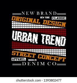 new brand urban trend tee element vintage graphic t shirt print vector illustration design