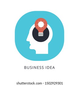 New bright idea form human head, thinking about success solution
