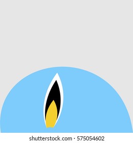 New brochure abstract design modular pattern of wavy Flag of Saint Lucia template background