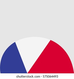 New brochure abstract design modular pattern of wavy Flag of France template background