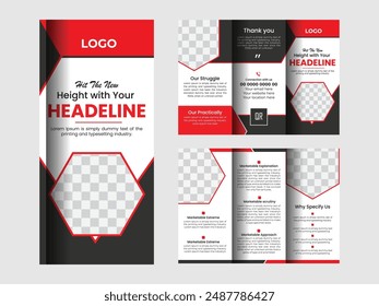 New brochure design. A4 size brochure template for annual report, brochure, proposal, portfolio, brochure, poster Vector