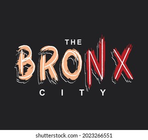 New bronx city illustration art