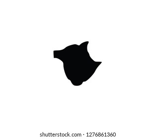 New Brunswick outline map Canada province North America region