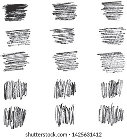 New Brush Pencil Element Set Include pencil brushes for Multi Purpose Design or Dirty texture banners - Vector