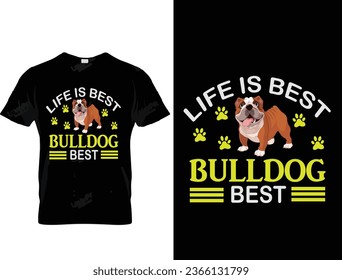 New Bulldog t shirt design