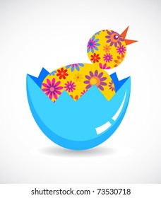 new burn chick with flower texture