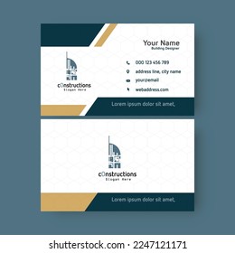 new business card design vector template, simpal business card
