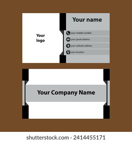 New business card design vector eps free printable business card template for your company