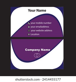 New business card design vector eps free printable business card template for your company