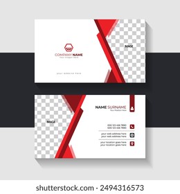 New business card template design. Name card design. Modern card vector design.