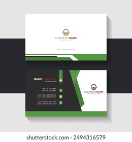 New business card template design. Name card design. Modern card vector design.