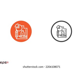 
New business and financial icon. business and financial icon android