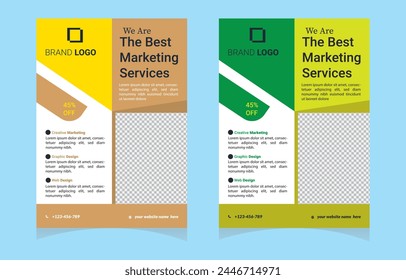 New business flyer design print ready