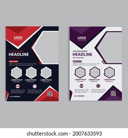New business flyer design template