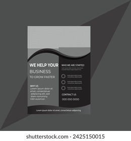 new business flyer design template