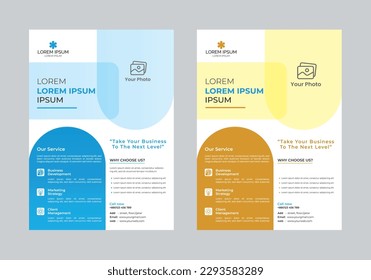 New Business Flyer Design, Vector Flyer Design, Creative Flyer Design
