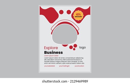 New Business Flyer Template, Explore Business Poster 