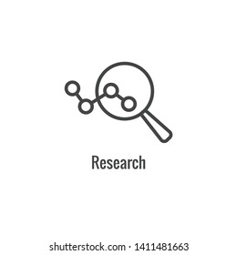 New Business Process Icon - Research phase