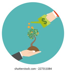 New business project start up model.