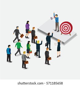 new business work with isometric 