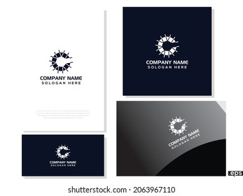 Nuevo diseño moderno de logotipo, logotipos de lujo c, marcas minimalistas.
