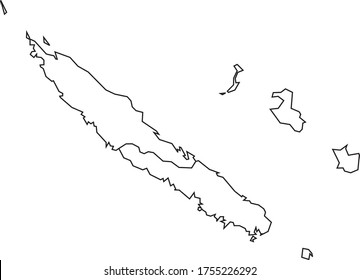 Carte De Nouvelle Caledonie En Blanc Et Image Vectorielle De Stock Libre De Droits Carte De Nouvelle Caledonie En Blanc Et Image Vectorielle De Stock Libre De Droits