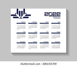 new calendar 2022 template design 