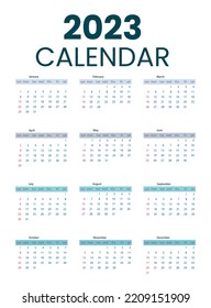 New calendar 2023, office diary