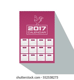 new calendar Vector illustration