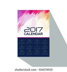 new calendar Vector illustration